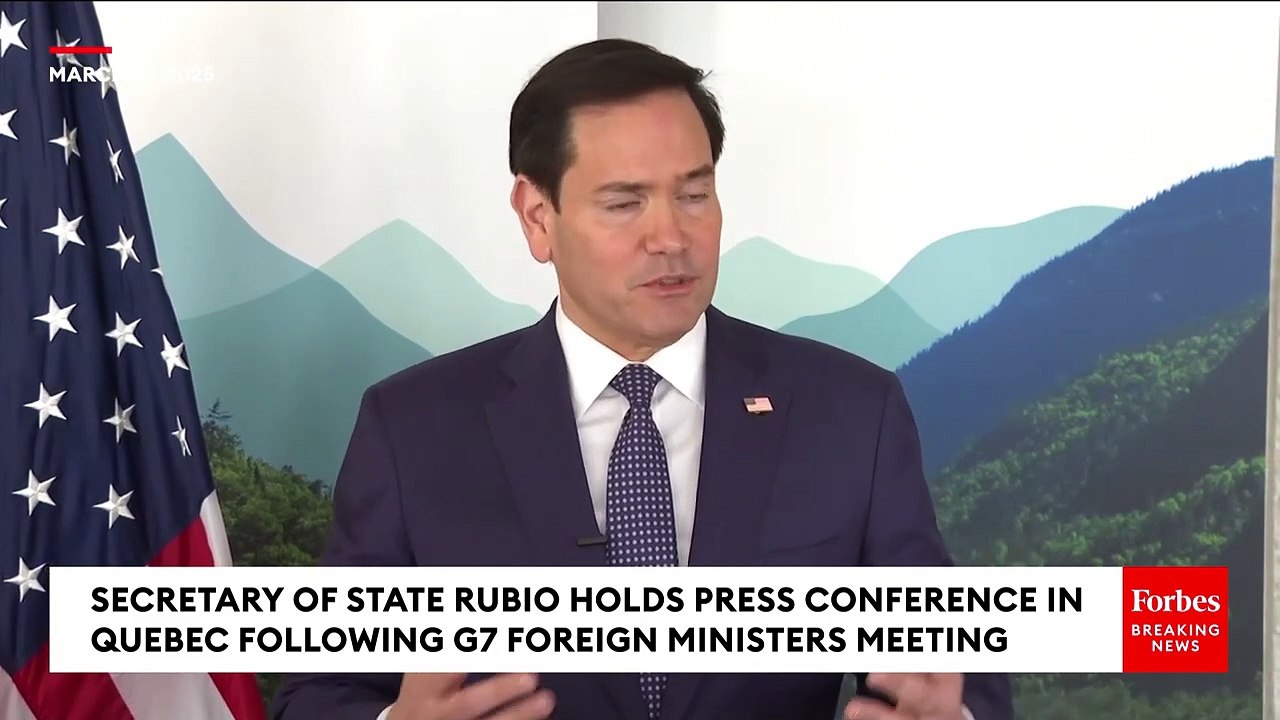 Secretary Of State Marco Rubio: There Is 'Cautious Optimism' For Proposed Russia-Ukraine Ceasefire