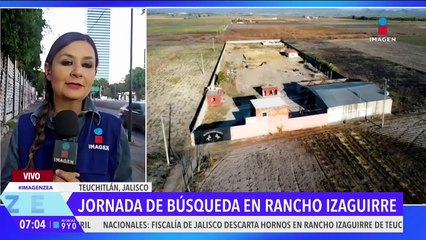 Continúa la jornada de búsqueda en el rancho Izaguirre, en Teuchitlán, Jalisco