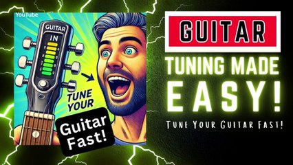 🎸 Tune Your Guitar FAST & EASY! (Beginner-Friendly Tutorial)