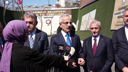 Bakan Uraloğlu'ndan Şahinbey Belediyesi 100. Yıl Tünelleri'ne tam not