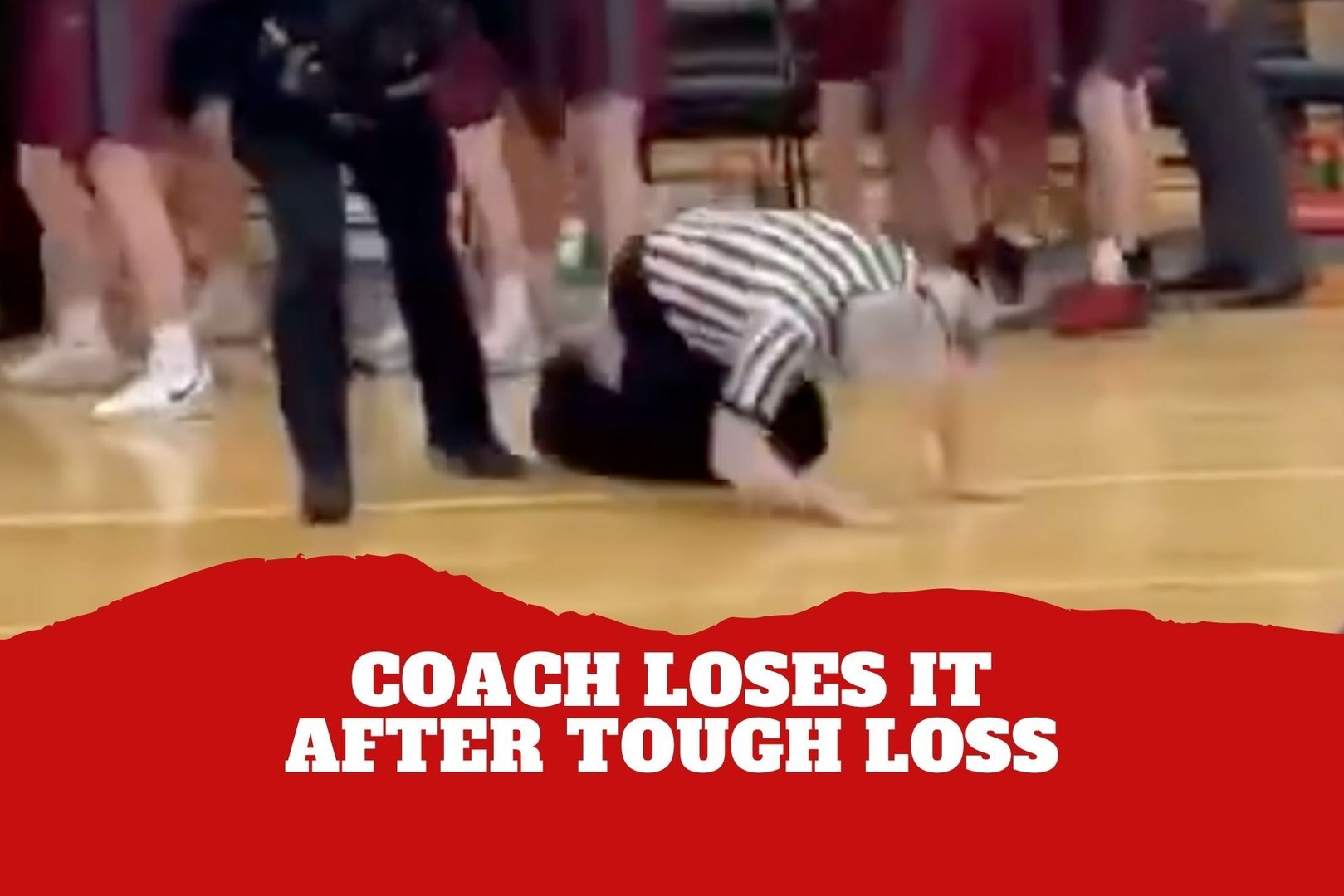 Michigan high school coach basketball throws garbage at referee after playoff loss