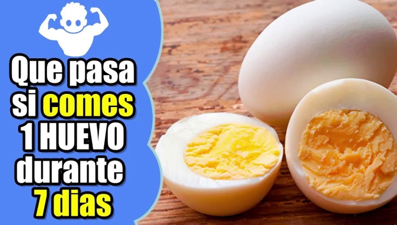 Esto le pasa a tu cuerpo si comes 1 huevo durante una semana