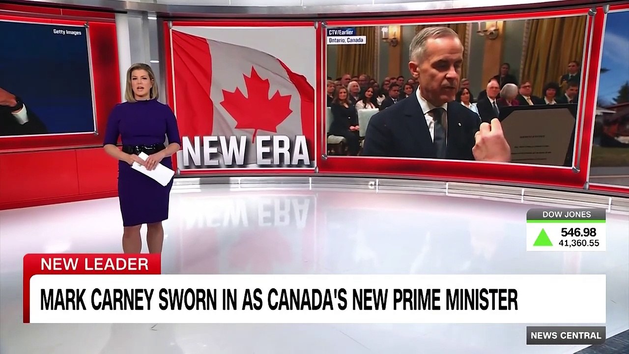 Hear what Canada’s new prime minister said about Trump after being sworn in