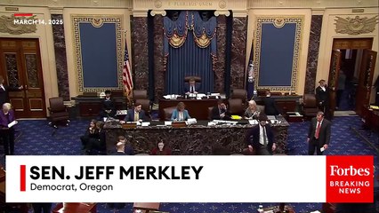 Jeff Merkley And Mike Crapo Clash On The Senate Floor Debating Amendment For Government Funding Bill