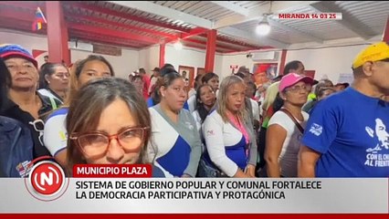 Miranda | Comunas del municipio Plaza instalan Sistema de Gobierno Popular
