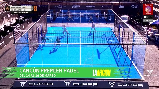 Brillan las palas mexicanas: Así se vive el Cancún Premier Padel P2