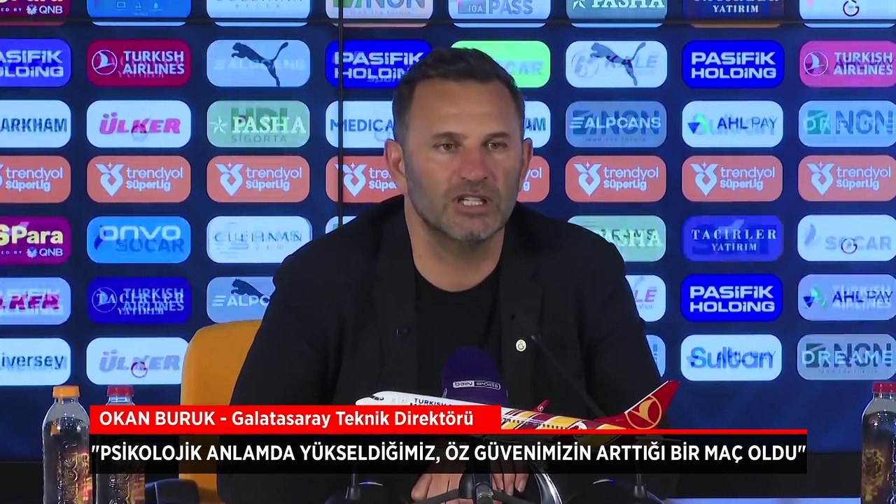 Okan Buruk: Psikolojik anlamda yükseldiğimiz, öz güvenimizin arttığı bir maç oldu