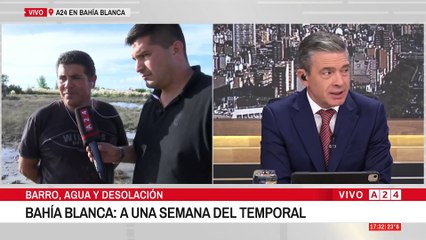 "YA NO TENGO MÁS LLANTO. EL AGUA NOS LLEGÓ A LA CINTURA" - ADRIÁN, VÍCTIMA DE LA CATÁSTROFE DE BAHÍA BLANCA