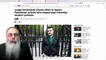 LÍDER de QUEBRA-QUEBRA PRÓ-PALESTINA está SENDO DEPORTADO por TRUMP, mas e a LIBERDADE de EXPRESSÃO?
