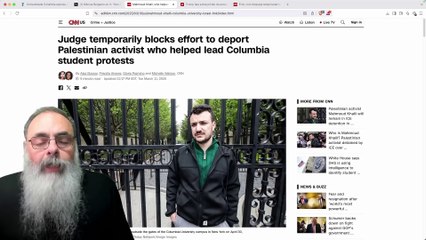 LÍDER de QUEBRA-QUEBRA PRÓ-PALESTINA está SENDO DEPORTADO por TRUMP, mas e a LIBERDADE de EXPRESSÃO?