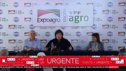 🔴JAVIER MILEI EN EXPOAGRO: "LOS BUENOS SON LOS DE AZUL"