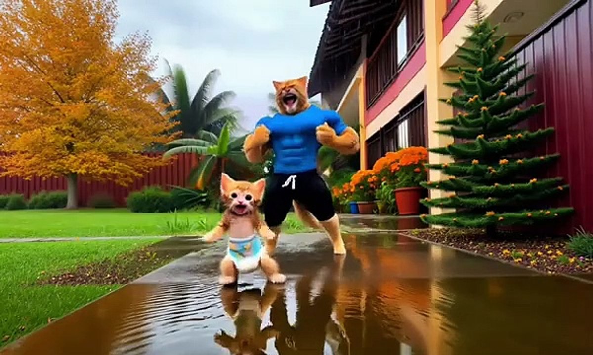 Cat animated vides