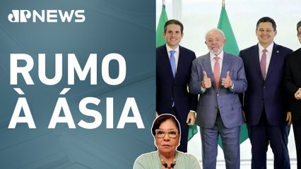 Lula embarca em viagem de negócios em comitiva com Davi Alcolumbre e Hugo Motta