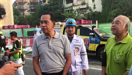 คานสะพานทางด่วนถล่ม ถนนพระราม 2 ดับแล้ว 5 ราย ติดใต้ซากอีกเพียบ