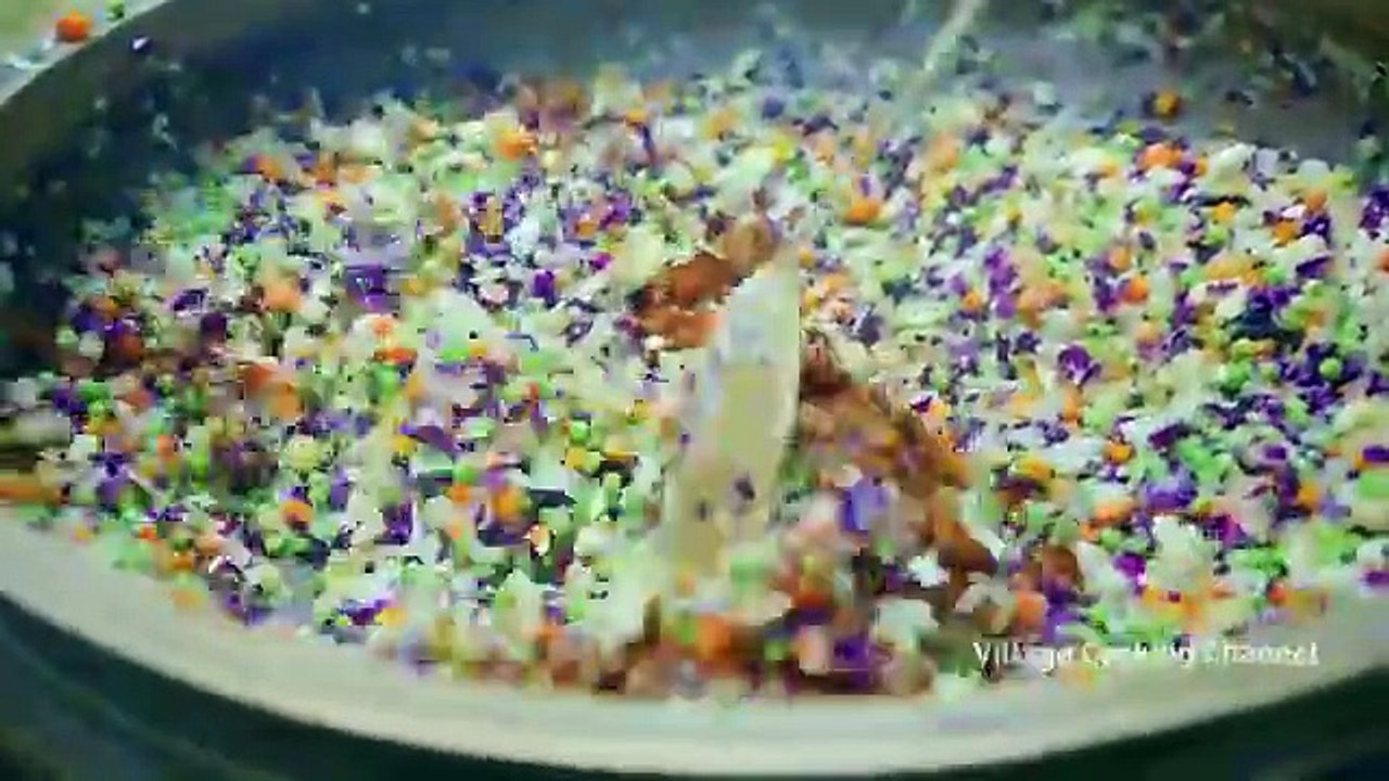 EGG in HOT OIL | Fried Eggs Recipe Cooking Village | Egg Fried in Oil | Fried Egg Puffs Recipe