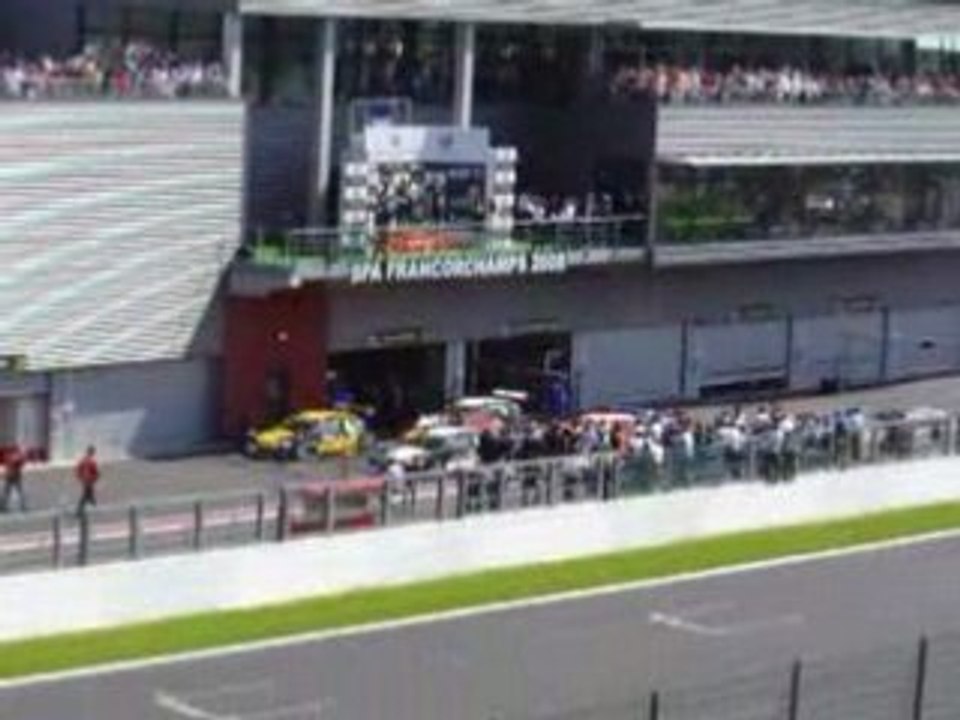 World Series by Renault   SPA 2008  Podium Megane Trophy