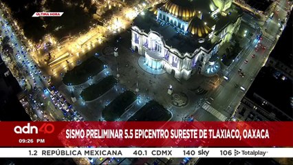 🚨¡Última Hora! Se activa la alerta sísmica en CDMX por sismo preliminar de 5.5 en Oaxaca