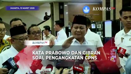 Kata Prabowo dan Gibran soal Pengangkatan CPNS