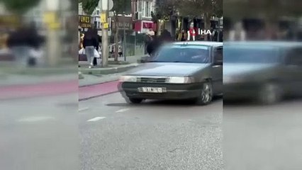 Bursa’da dilencilerin yer kavgası kameralara böyle yansıdı
