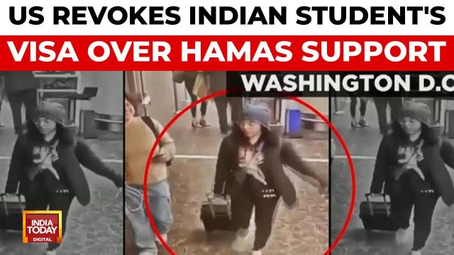 Indian student self-deports from US after Visa revoked for supporting Hamas