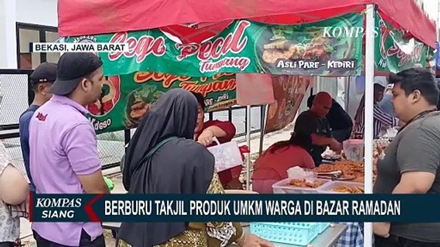 Sensasi 'War' Takjil di Bazar Ramadan Bekasi, 100 Lebih Pelaku UMKM Siapkan Santapan Buka Puasa