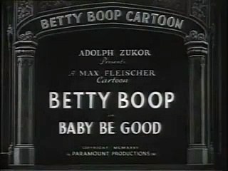Betty Boop Baby Be Good 1935