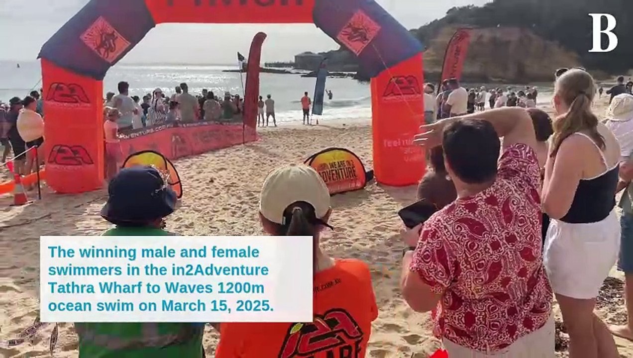 Tathra Wharf 2 Waves 1200m ocean swim, 15-3-2025, Bega District News