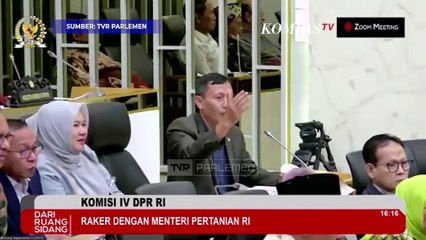 Panas! Mentan Tunjuk-Tunjuk Anggota Komisi IV DPR: Bapak Bilang Abal-Abal