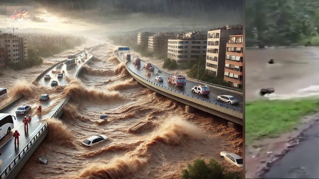 Unbelievable Natural Disasters Caught on Camera – Spain’s Most Devastating Floods!