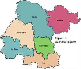 Map of Guanajuato. Peta Guanajuato. Guanajuato Map. Map of Guanajuato State. Peta Negara Bagian Guanajuato. Guanajuato States Map. Map of State of Guanajuato. State of Guanajuato Map.