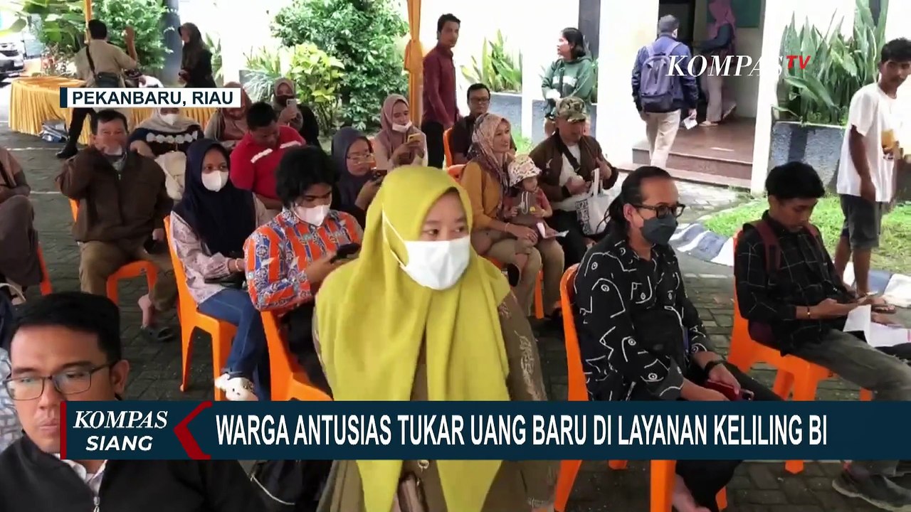 Antusias Warga Pekanbaru Tukar Uang Baru di Layanan Keliling BI Jelang Lebaran