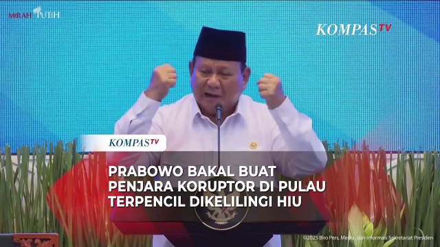 Berantas Korupsi! Prabowo Bakal Bikin Penjara Koruptor di Pulau Terpencil Dikelilingi Hiu