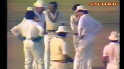 Iqbal Qasim Match winning spell vs New Zealand at Lahore Ist Test in Nov 1984-85