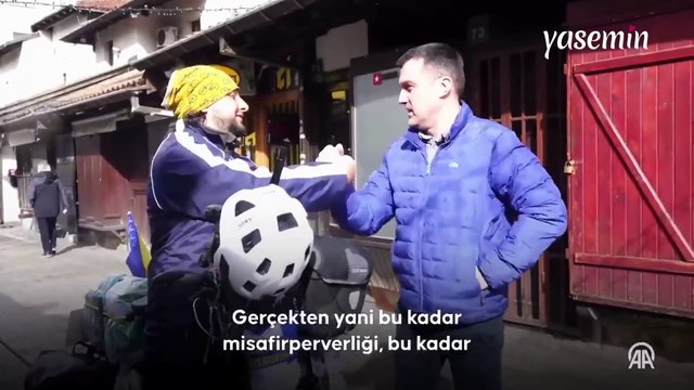 Almanya'dan Mekke'ye bisikletiyle gidiyor! Türk gencin hac yolculuğu