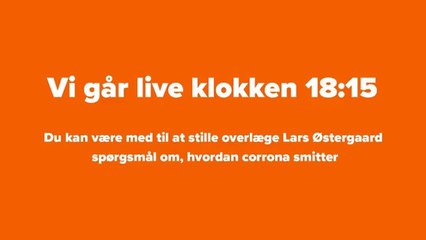 Corona situationen |1-20| Covid-19 |17 Marts 2020| TV2 ØSTJYLLAND