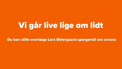 Corona situationen |2-20| Covid-19 |19 Marts 2020| TV2 ØSTJYLLAND