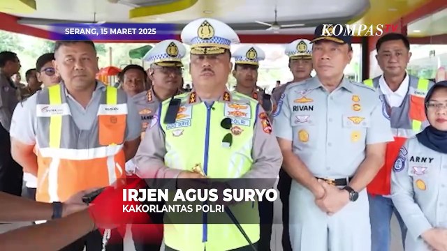 Keterangan Kakorlantas Polri soal Persiapan Arus Mudik Tol Jakarta-Merak Jelang Lebaran 2025