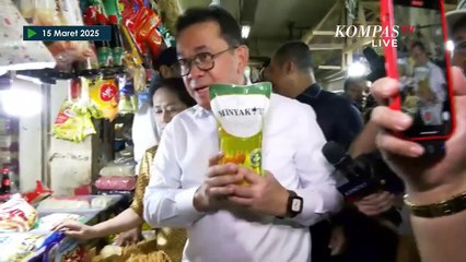 Mendag Budi Santoso Cek Takaran Minyakita hingga Harga Bahan Pokok di Pasar Ciracas Jelang Lebaran