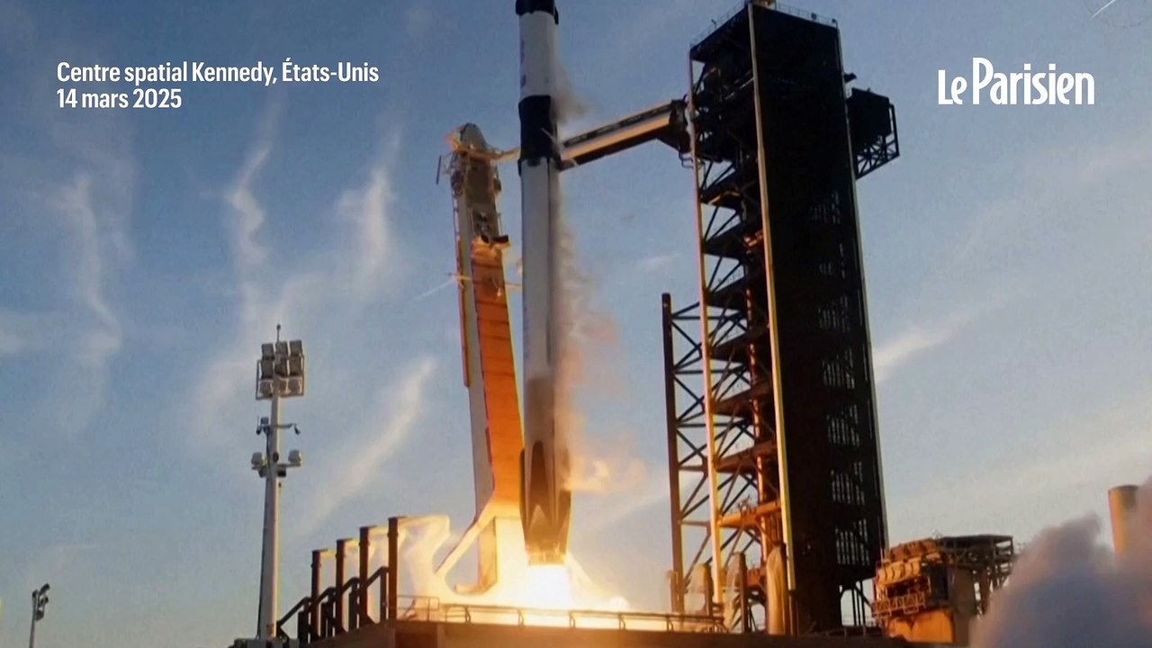 La fusée pour ramener les astronautes coincés dans l'ISS depuis 9 mois a décollé