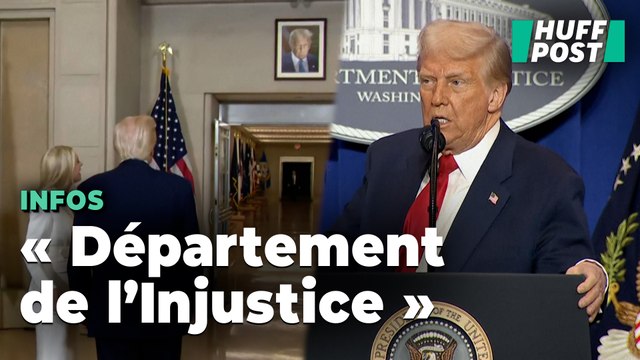 Dans un discours inhabituel, Trump règle ses comptes avec le « ministère de l’Injustice »