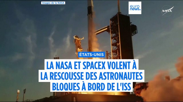 La NASA et SpaceX volent à la rescousse des astronautes américains bloqués dans la Station spatiale internationale