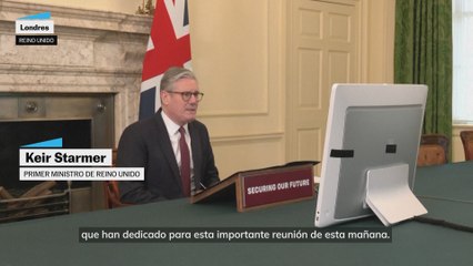 Starmer reúne por videconferencia con los líderes europeos para "presionar a Putin" a que acepte un alto el fuego