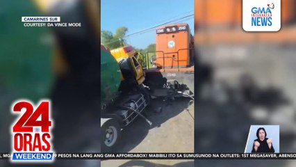 24 Oras Weekend Part 2 - Banggaan ng truck at tren; Amang bugaw ng mga anak; EJK victims at pro-Duterte supporters; atbp.