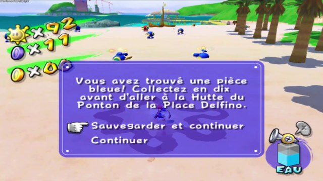 Super Mario Sunshine (Walkthrough FR) épisode 18: Gelato-Les-Flots - Les 30 pièces bleues