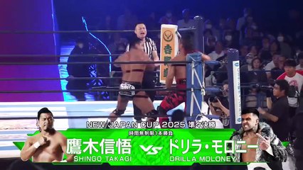 Shingo Takagi vs Drilla Moloney - NEW JAPAN CUP 2025 Quarter Final Match: NEW JAPAN CUP 2025 Night 6 (3/15/2025)