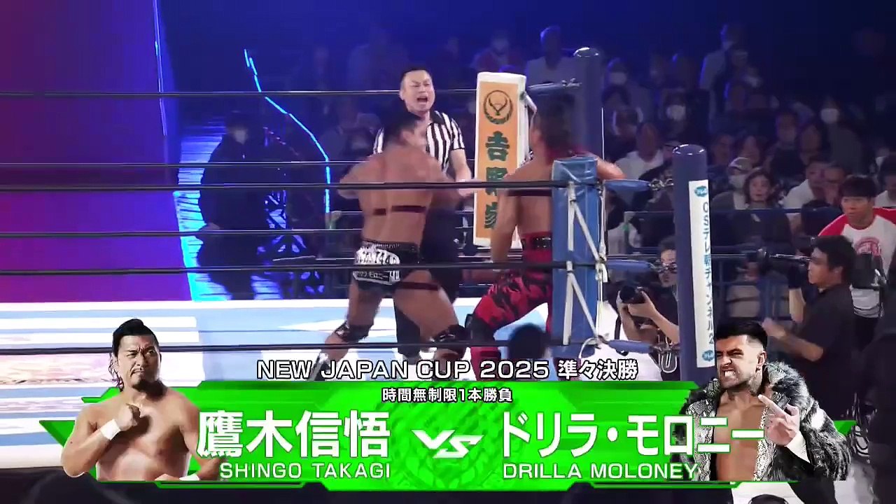 Shingo Takagi vs Drilla Moloney - NEW JAPAN CUP 2025 Quarter Final Match: NEW JAPAN CUP 2025 Night 6 (3/15/2025)
