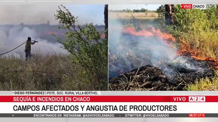 🔴 MOMENTO DE DESESPERACIÓN EN CHACO: SEGUÍA, OLA DE CALOR E INCENDIOS