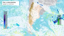 El Servicio Meteorológico Nacional alerta por tormentas puntualmente fuertes en Mendoza, San Luis, La Pampa y Río Negro