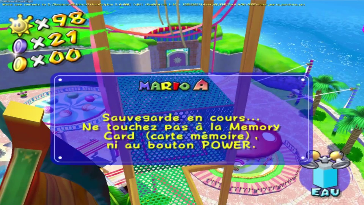 Super Mario Sunshine (Walkthrough FR) épisode 20: Parc Pinna  - Les 30 pièces bleues