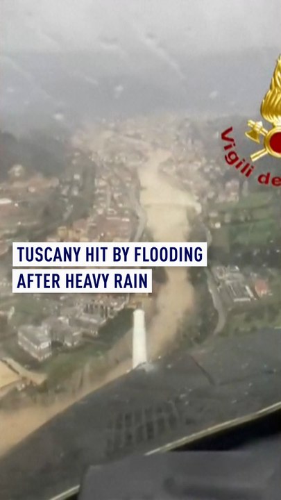 Tuscany hit by flooding after heavy rain - video Dailymotion